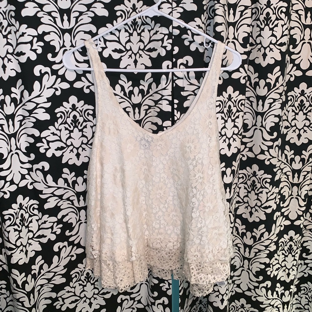 Cream tank top